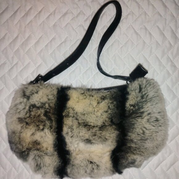 Vintage Paola! By PdL Firenze Genuine Leather & Black/White Mkink Purse - New - Picture 3 of 4